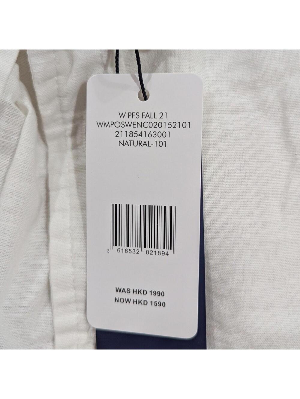 Polo Ralph Lauren Custom Slim Fit Oxford Shirt White Italian Yarn Unisex S NWT - Picture 6 of 12